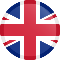 Autocollant Drapeau Royaume-Uni rond bouton - Autocollants Drapeaux