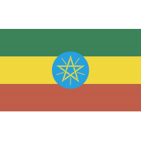 Autocollant Drapeau Ethiopie - Autocollants Drapeaux