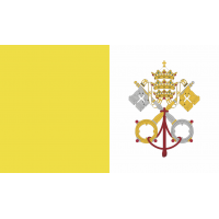 Autocollant Drapeau Vatican - Autocollants Drapeaux