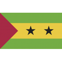 Autocollant Drapeau Sao Tomé - Autocollants Drapeaux