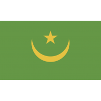 Autocollant Drapeau Mauritanie - Autocollants Drapeaux