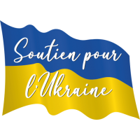 Sticker Soutien pour l'Ukraine - Autocollants Drapeaux